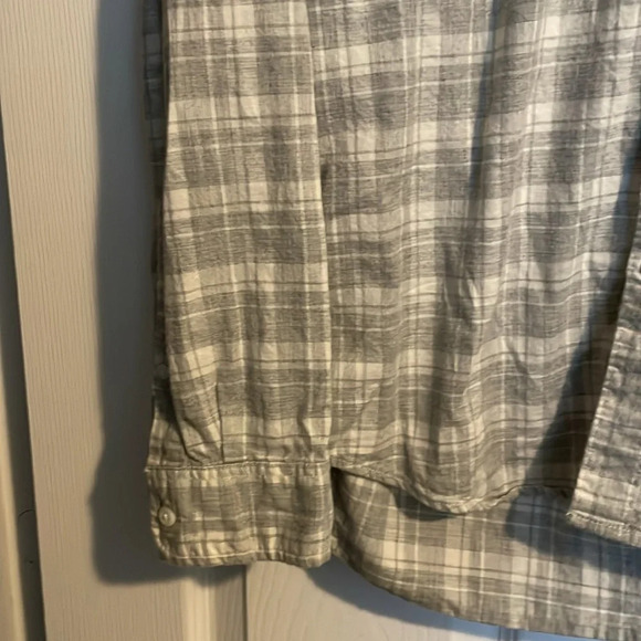 Rye men’s slim fit gray button down shirt size medium tall - Picture 4 of 9